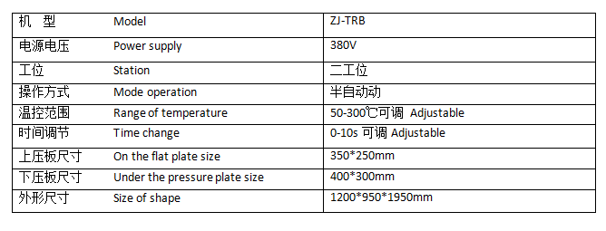 凹凸壓花機參數(shù)